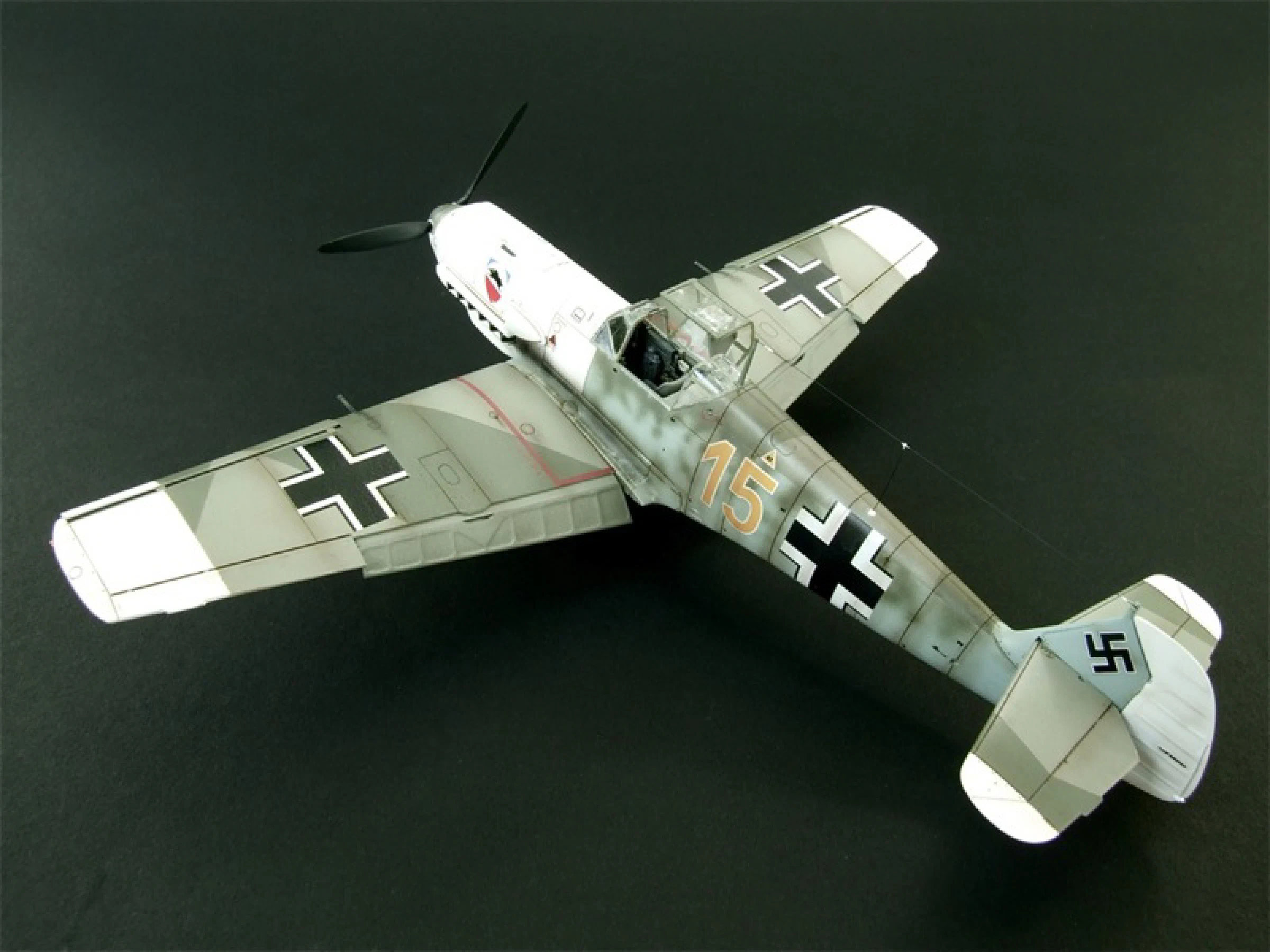 Bf109E-3 Yellow 15